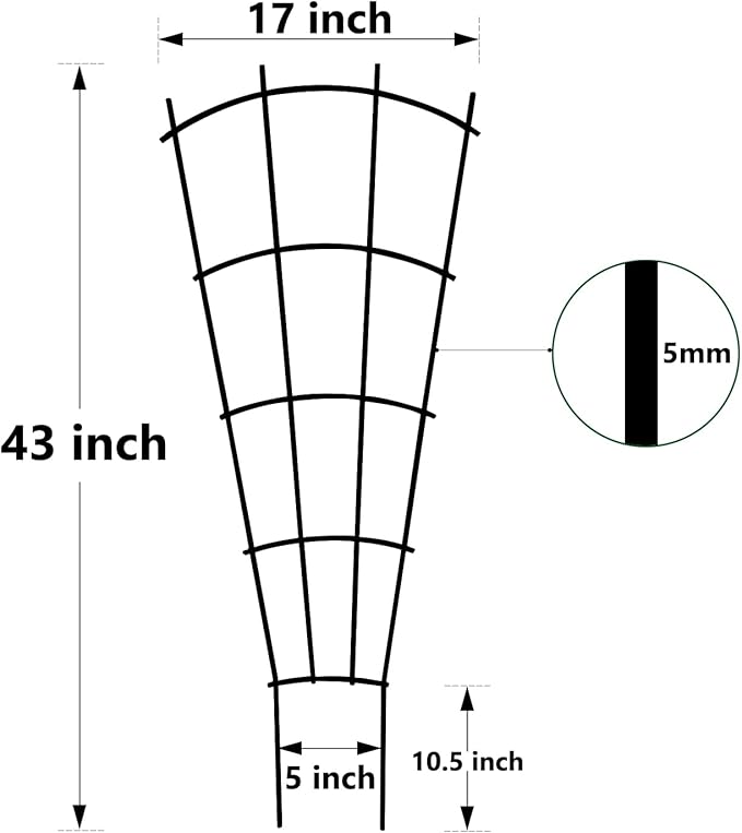 4 Pack 43'' Indoor Plant Trellis - Image 7