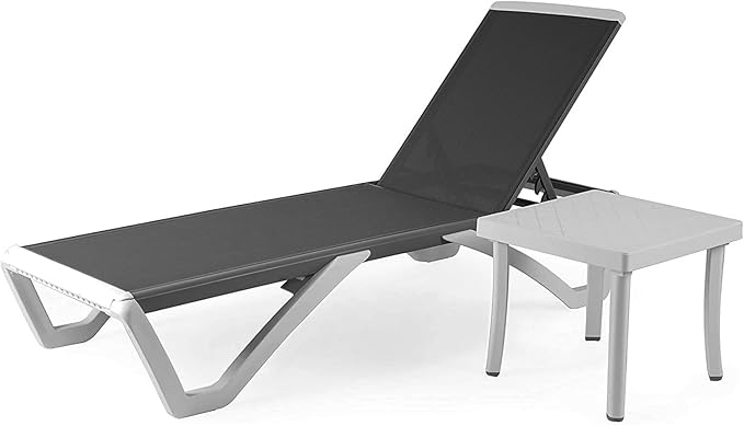 Kozyard Outdoor Chaise Lounge Chair, Full Flat Adjustable Patio Lounger - Image 9