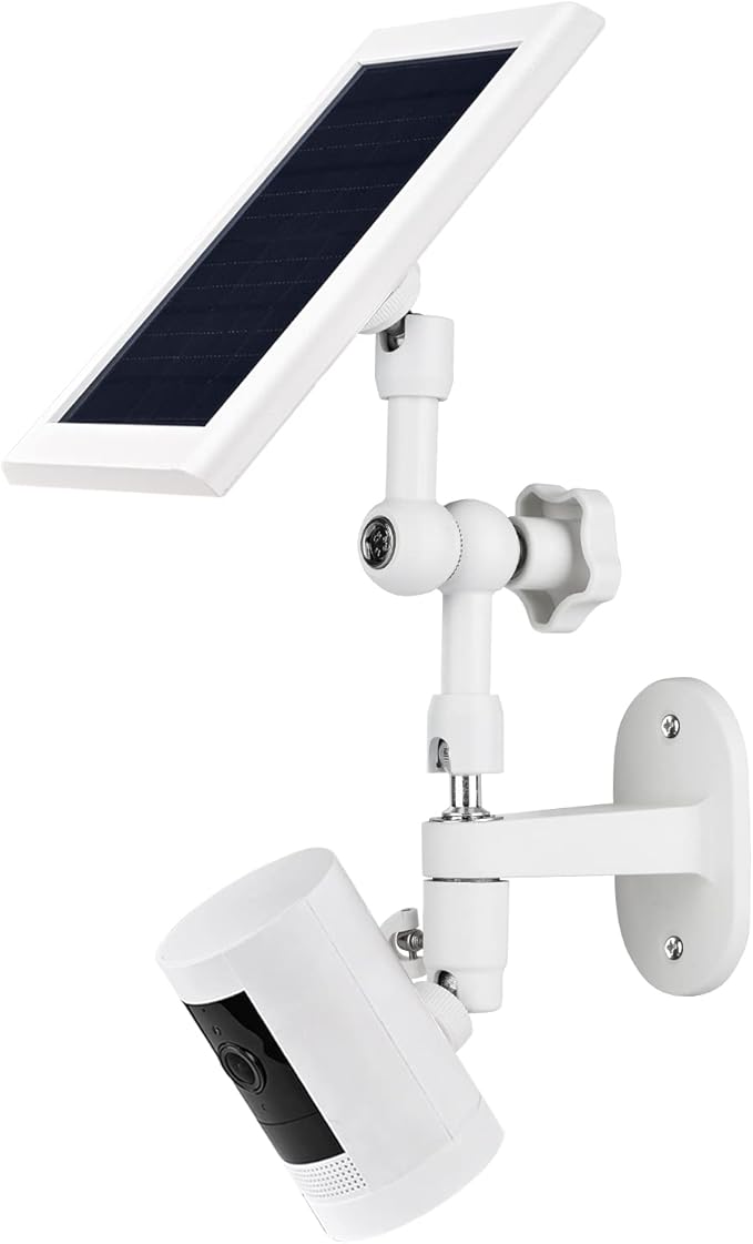 ALERTCAM 2-in-1 Wall Mount for Solar Panel, Stick Up Cam Battery, Spotlight Cam by ALERTCAM