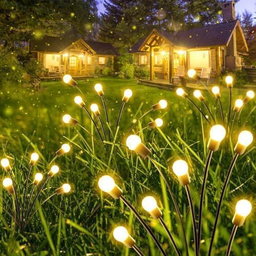 12-Pack Garden Solar Lights, 96 LED Solar Lights Outdoor by Albelt