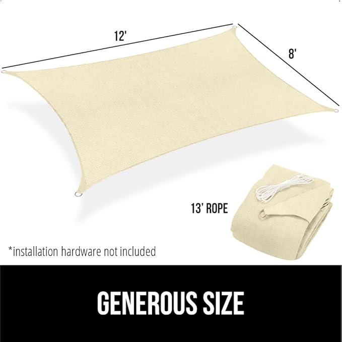 GORILLA GRIP Heavy Duty Sun Shade, UV Protection Fade Tear and Rust Resistant - Image 9
