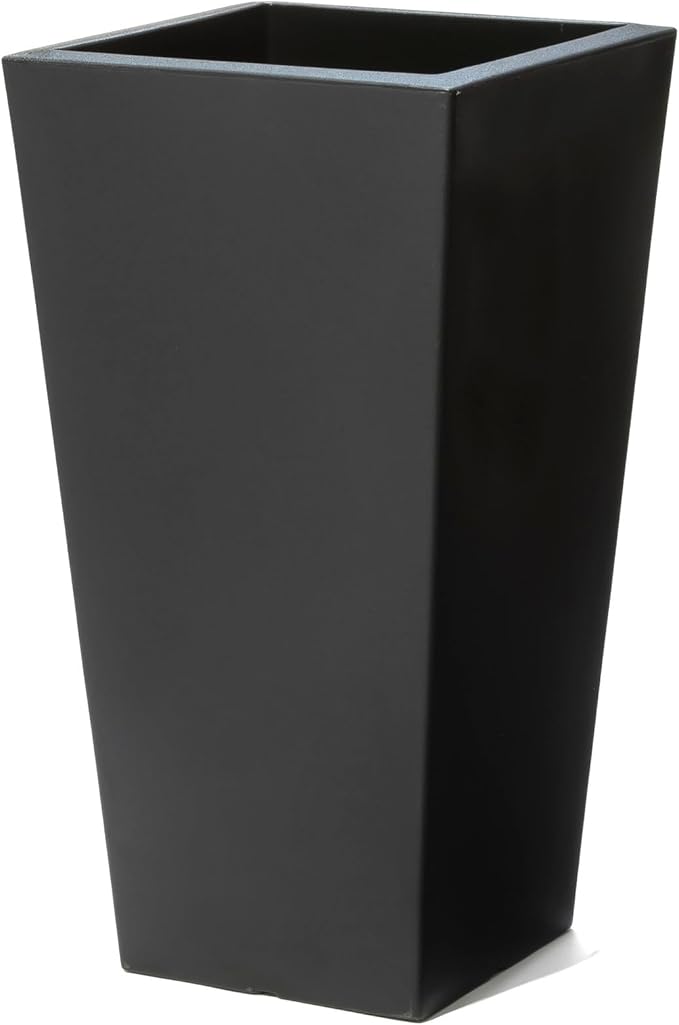 Step2 Tremont Tall Square Tapered Planter, Indoor/Outdoor Plants, Efficient by Step2