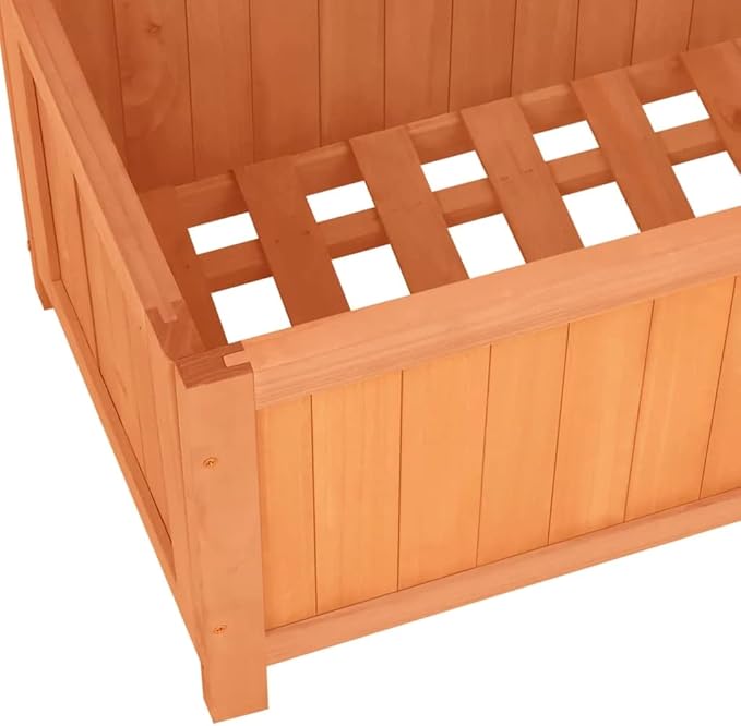 vidaXL Planter, Flower Box, Trellis Raised Bed, Outdoor Planter - Image 6