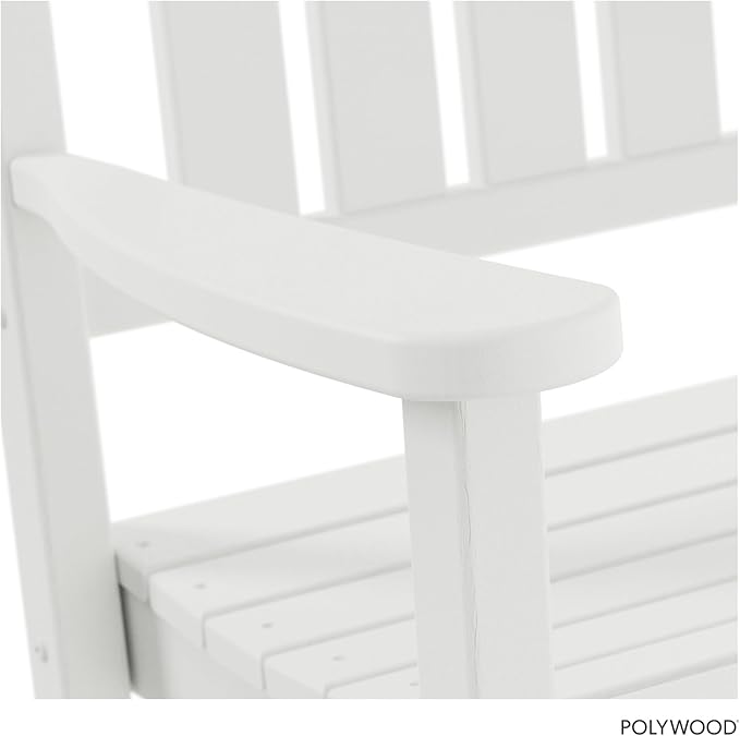 POLYWOOD Presidential Rocking Chair in White - Image 6