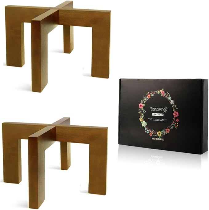2 Pack Plant Stand Indoor Outdoor, Mid Century Plant Stand - Image 3
