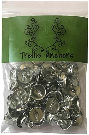 50-Piece Anchors for Trellis, Wall Climbing Plants, Lighting Strip by Trellis+Anchors