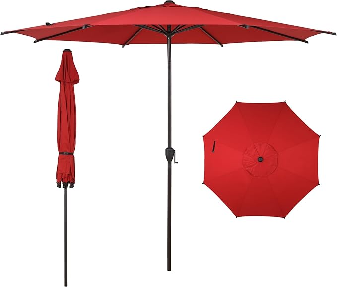 Abba Patio 11FT Lyon Outdoor Patio Umbrella Outdoor Table Umbrella by AbbaPatio