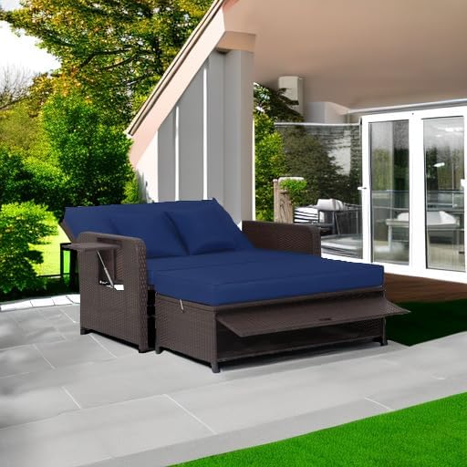 Tangkula Patio Rattan Daybed - Image 5