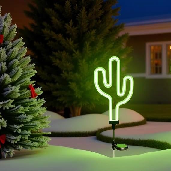 Solar Garden Stake Lights, Waterproof Landscape Light, Solar Landscape Path by RechargeableLEDWorkLights
