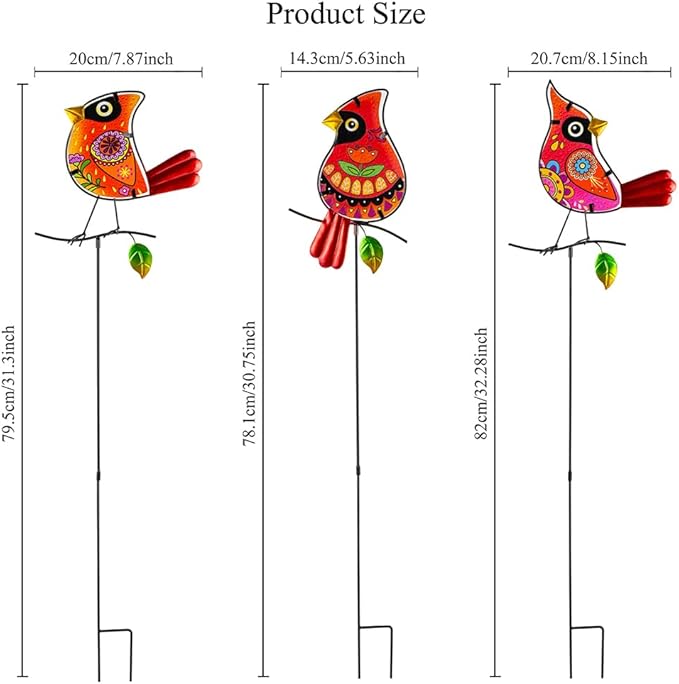 Decorative Garden Stakes, Waterproof Outdoor Decor Housewarming Present - Image 2