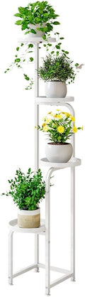 Plant Stand Indoor Outdoor 4 Tier Metal Plant Shelf by INGIORDAR