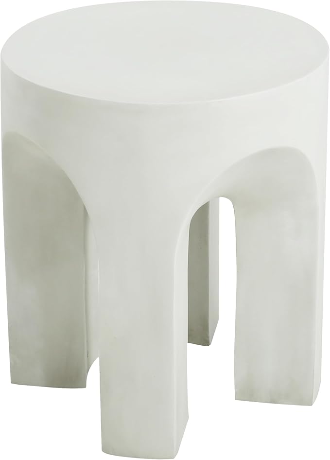 Christopher Knight Home Ottilie Outdoor Side Table, Lightweight Concrete Garden - Image 8