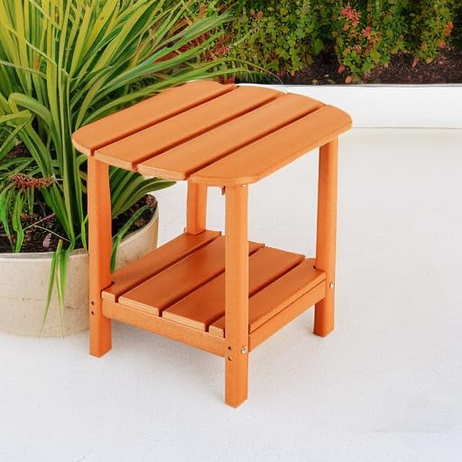 LZRS Double Adirondack Side Table, Outdoor Side Tables, End Tables - Image 5