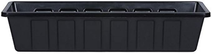 Root & Vessel Poly-Pro Plastic Flower Box Planter by Novelty