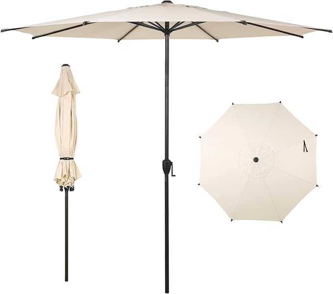 Abba Patio 11FT Lyon Outdoor Patio Umbrella Outdoor Table Umbrella by AbbaPatio