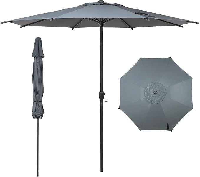 Abba Patio 9FT Lyon Outdoor Patio Umbrella Outdoor Table Umbrella by AbbaPatio
