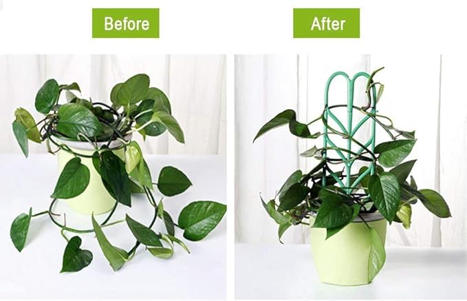 Garden Trellis for Climbing Plants 12 PCS Plastic Indoor Trellis for Potted - Image 3