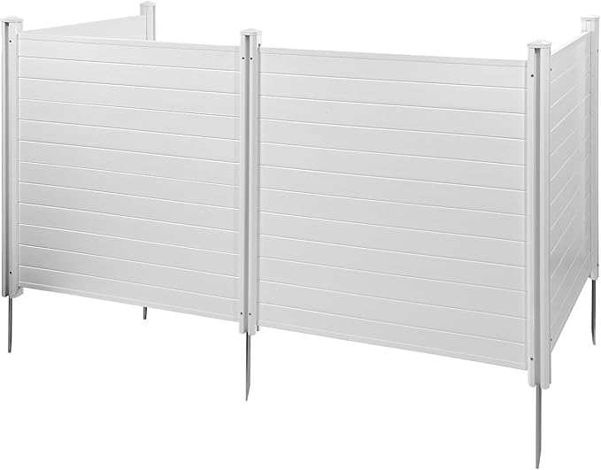 VEVOR Outdoor Privacy Screens, Pool Equipment Enclosure, Horizontal Vinyl - Image 11