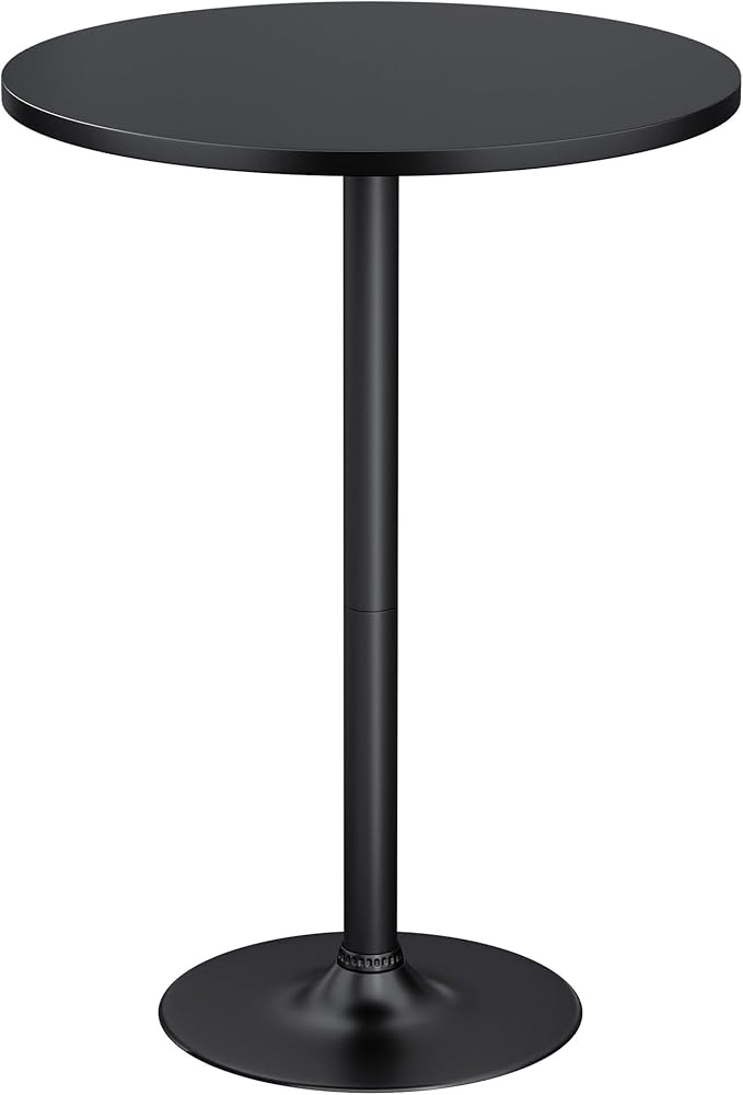 Furmax Bistro Pub Table Round Bar Height Cocktail Table by Furmax