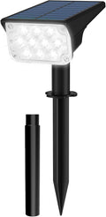 T-SUNUS Christmas Solar Spotlights White 6000K IP65 Waterproof 2-in-1 Outdoor by T-SUNUSLighting