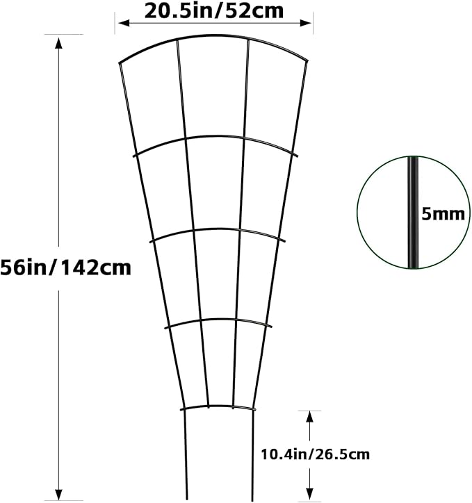 4 Pack 56'' Indoor Plant Trellis - Image 7