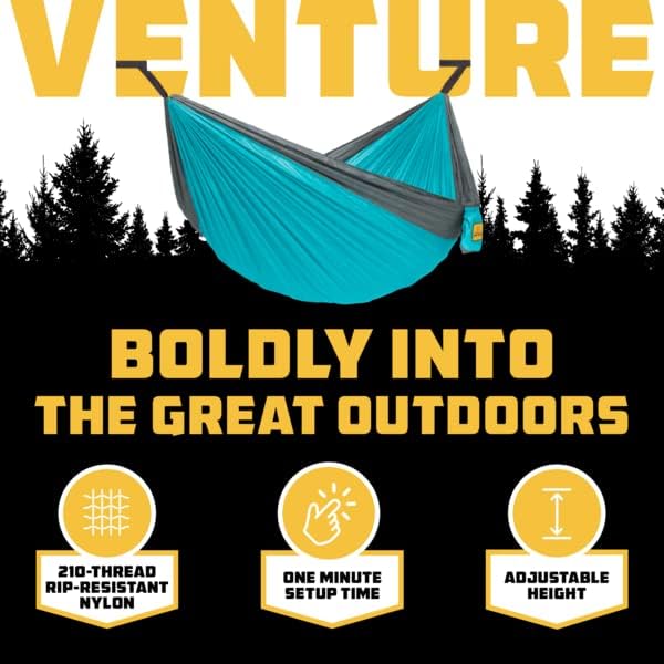 Wise Owl Outfitters Camping Hammock – 500lbs Portable Hammock - Image 3