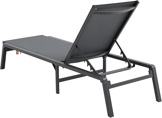 VEVOR 2 Pcs Chaise Lounge Chairs Outdoor, Aluminum Patio Lounge Chair - Image 10