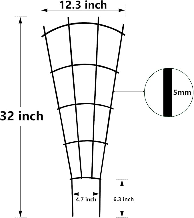 4 Pack 32'' Indoor Plant Trellis - Image 7
