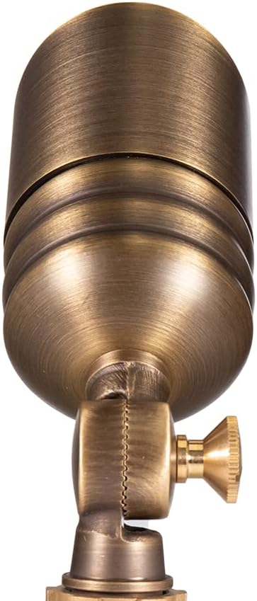 VOLT Fat Boy 12V Brass Outdoor Mini Spotlight - Image 4