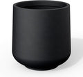 Kante 11.6" Dia Round Concrete Planter, Outdoor Indoor Large Plant Pots by Kante