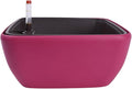 Vencer 10.8 Inch Plastic Square Self Watering Planter, Water Indicator by Vencer