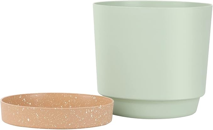 kubvici Plant Pots for Indoor Plants, 2 Pack 10 Inch Plant Pot Plastic Flower - Image 8