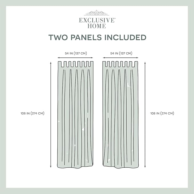 Exclusive Home Cabana Solid Indoor/Outdoor Light Filtering Hook-and-Loop Tab - Image 6