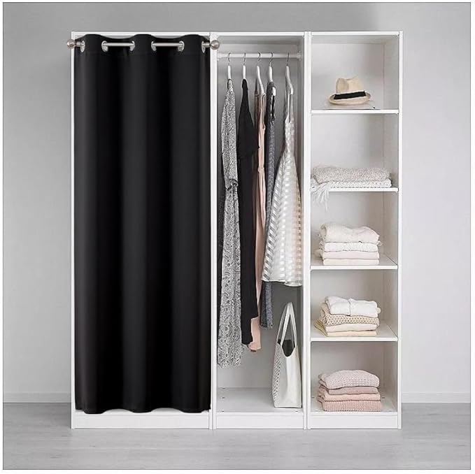 Joydeco Blackout Door Curtain for Doorway Privacy 90 Inches Long, Grommet - Image 3