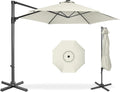 Best Choice Products 10ft Offset Cantilever Hanging Market Patio Umbrella by BestChoiceProducts