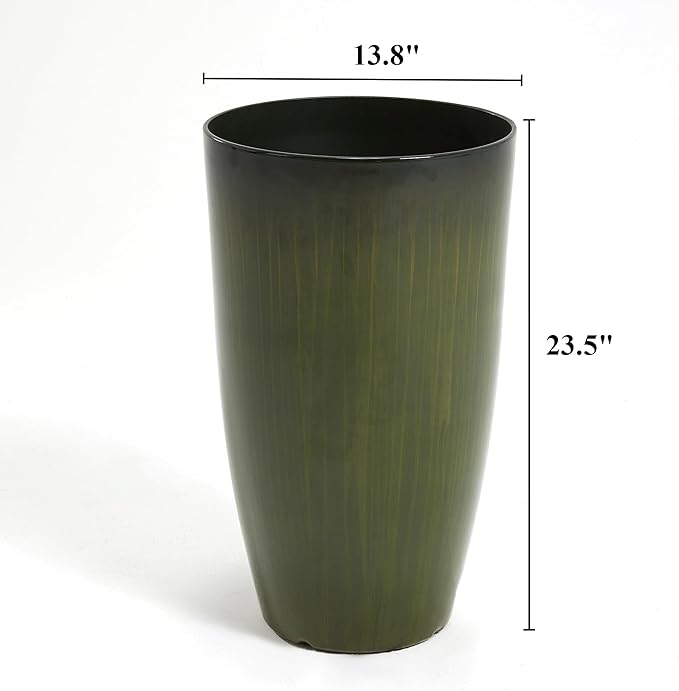 Worth Garden 23.5" H. Large Plastic Planters - Image 6