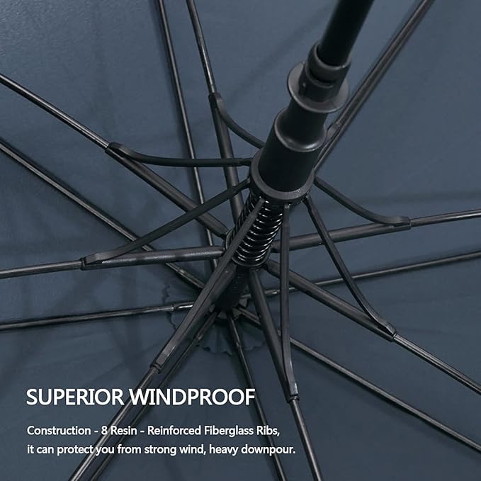 G4Free 47/54/62/68/72 Inch Automatic Open Golf Umbrella Oversize Extra Large - Image 3
