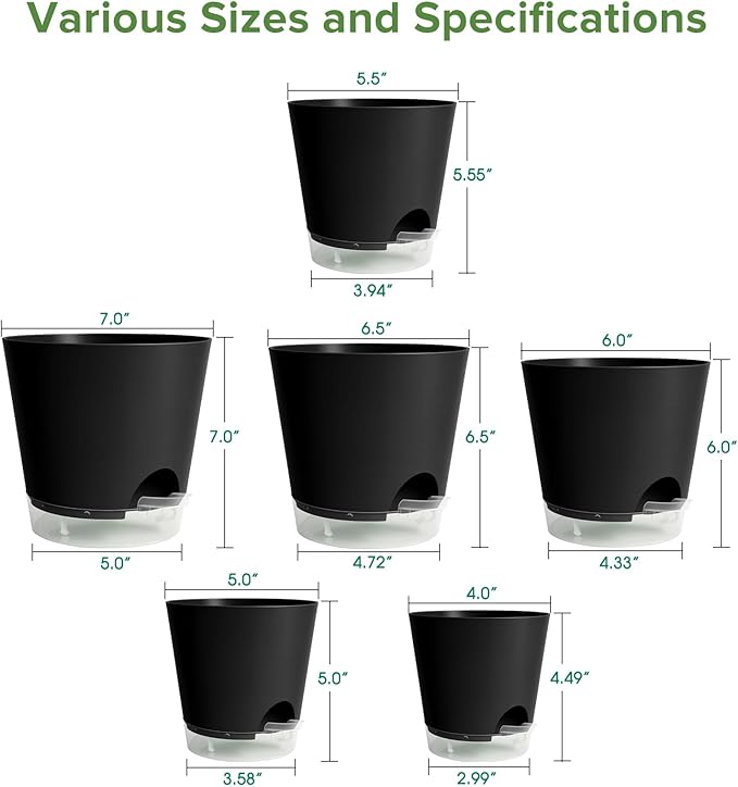 GARDIFE 2026 Upgraded Self Watering Plant Pots - Image 2