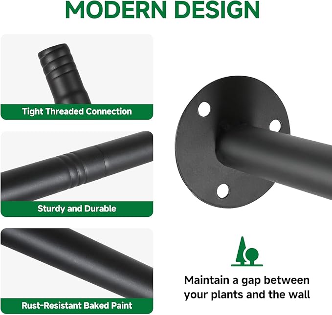 Hanging Planters Rod – Plant Hanger Indoor - Image 2