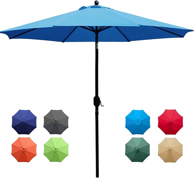Sunnyglade 9Ft Patio Umbrella Outdoor Table Umbrella by Sunnyglade