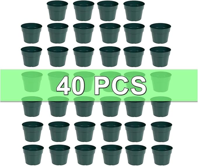 40 Pack 4 Inch Plastic Nursery Pots - Image 4