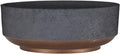 The HC Companies 8 Inch Round Plastic Succulent Capri Bowl 8"x8"x3" in Faux by TheHCCompanies