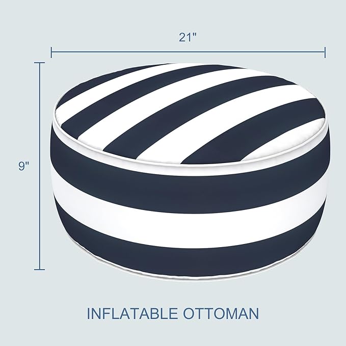 LVTXIII Indoor/Outdoor Inflatable Ottoman - Image 3