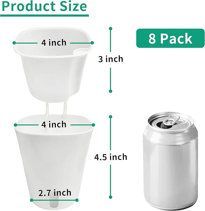 TCBWFY 4 Inch Self Watering Pots - Image 3