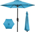 Best Choice Products 7.5ft Heavy-Duty Round Outdoor Market Table Patio Umbrella by BestChoiceProducts