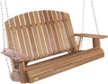 All Things Cedar PS50 Adirondack Outdoor Swing | 4-ft Cedar Porch Swing | by AllThingsCedar