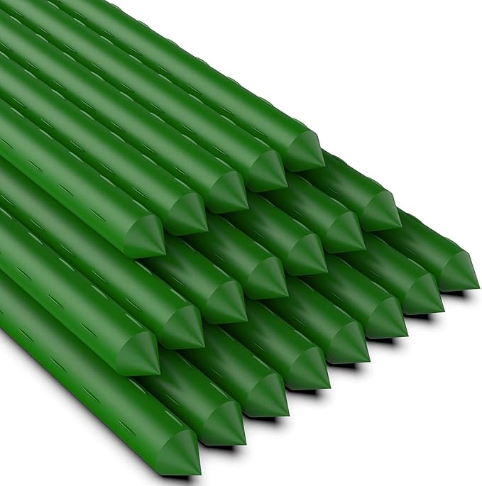 7Feet Garden Stakes Sturdy Plant Sticks Support Tomato Stakes by Jxrhy