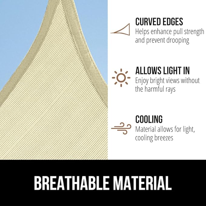 GORILLA GRIP Heavy Duty Sun Shade, UV Protection Fade Tear and Rust Resistant - Image 5