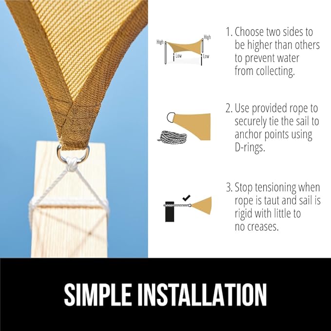 GORILLA GRIP Heavy Duty Sun Shade, UV Protection Fade Tear and Rust Resistant - Image 6