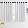 NICETOWN Room Darkening Greyish White Curtain by NICETOWN